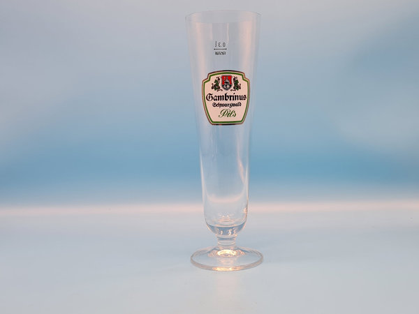 Gambrinus Schwarzwald Brauerei 0,3l rastal altes Bierglas Bier Glas Becher