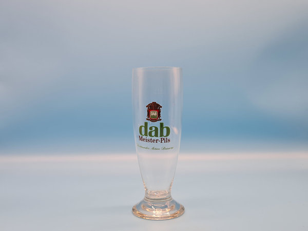 DAB Brauerei 0,2l altes Bierglas Bier Glas Becher