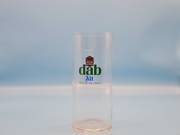 DAB Alt Brauerei 0,4l altes Bierglas Bier Glas Becher