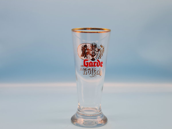 Garde Kölsch altes Bierglas Bier Glas Becher