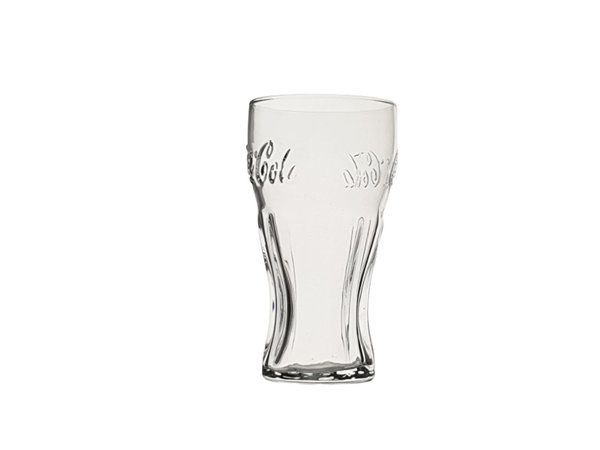 Coca Cola Glas 0,15l Relief Kontur Trinkglas  Kinderglas