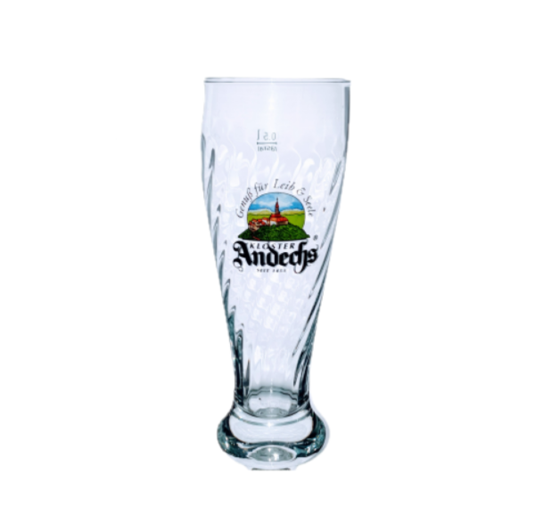 Kloster Andechs Bier Glas Brauerei Weißbierglas Weizenglas Weizen Bier Bierglas 0,5l