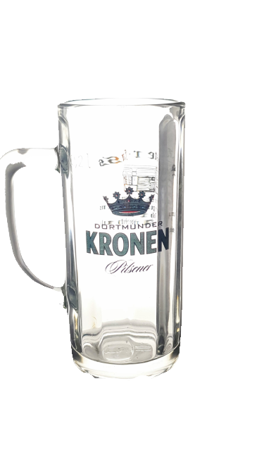 Dortmunder Kronen Bierkrug 0,2l Meister Fass Weihnachten 2008 Bierglas Bier Glas Pils