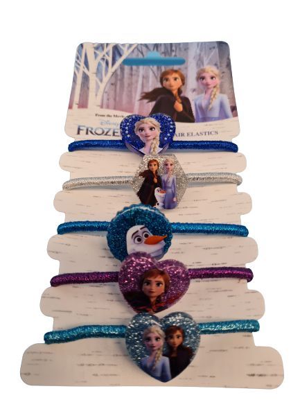 Disney Frozen Elsa Haarband Haargummi Zopfhalter Haarschmuck 5 Stück