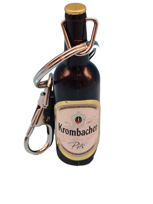 Krombacher Flaschenöffner Schlüssel Anhänger Bier Öffner Kronkorken Design Kapselheber