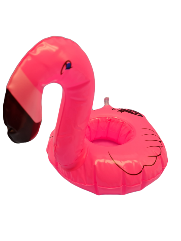 Aufblasbarer Flamingo Getränkehalter Trinkhalter pink Pool Party Deko