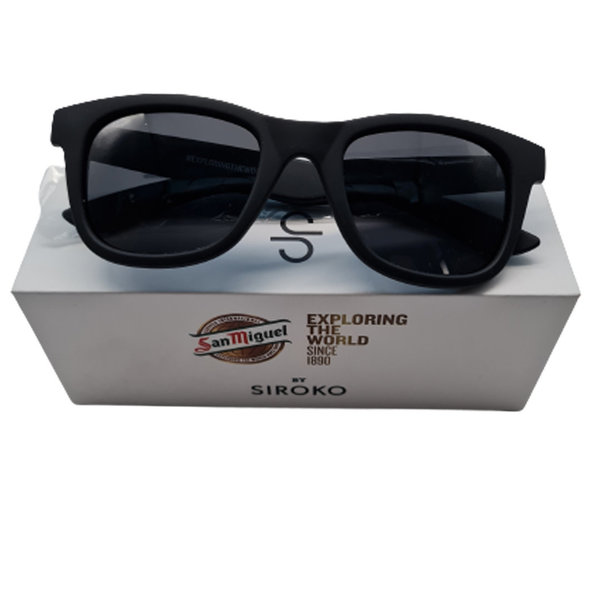 Siroko Sportbrille Fahrradbrille Sonnen Brille UV400 Etui Box San Miguel