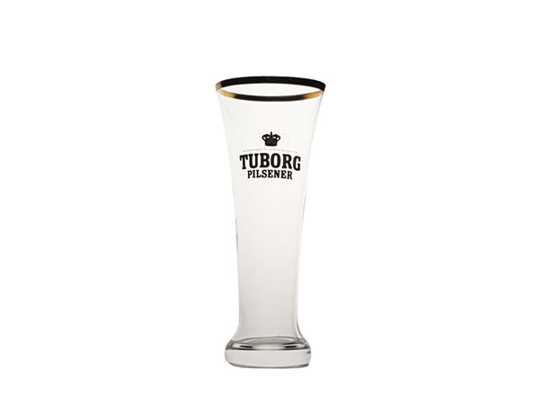 Tuborg Bier Glas 0,2l Bierglas Stange Tulpe Biergläser Gläser