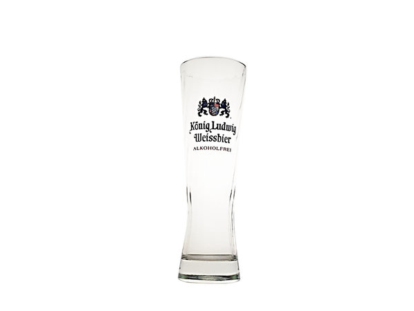 König Ludwig Bier Glas 0,5l Weizenglas Bierglas Weißbier Hefeweizen