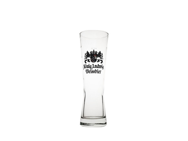 König Ludwig Bier Glas 0,5l Weizenglas Bierglas Hefeweizen Hefe