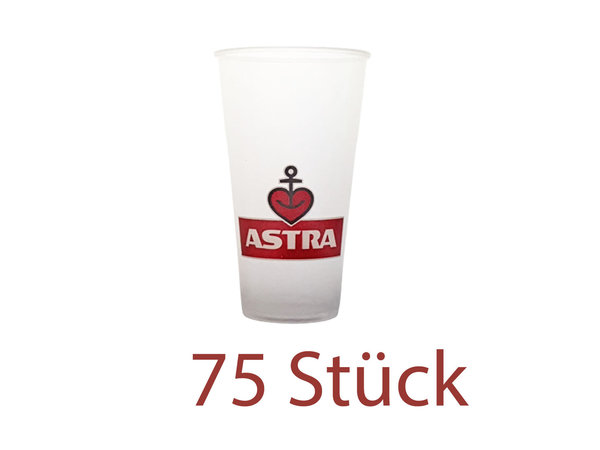 75x Astra Trinkbecher 0,5l Transparant (1 Stange)