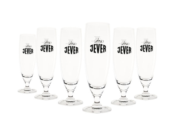 6x Jever Glas / Gläser 0,2l Pils Tulpe Ritzenhoff Pokal Bierglas Biergläser