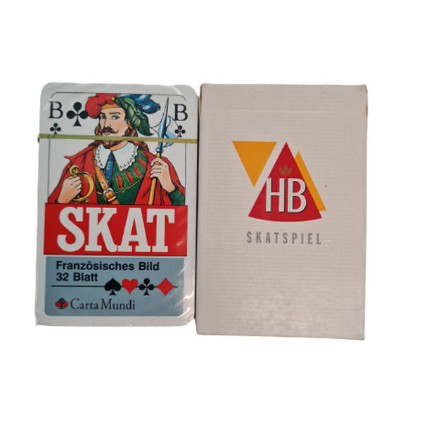 HB Skatspiel Zigaretten Spielkarten Französisches Blatt Kartenspiel Skatkarten