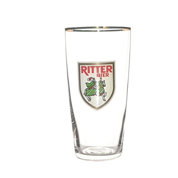 Ritter Brauerei Bier Becher 0,2l Pils Glas Bierglas Stange Pilsglas Gläser Bar