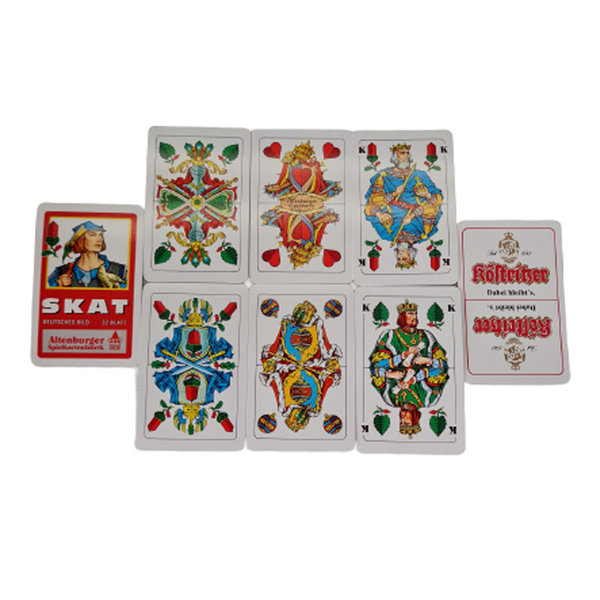 Köstritzer Bier Skatspiel Spielkarten Französisches Blatt Kartenspiel Skatkarten