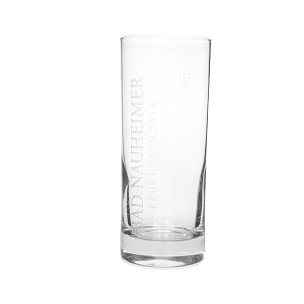Bad Nauheimer Trinkglas 0,2l Wasserglas Glas Gläser Brunnen Saft Saftglas
