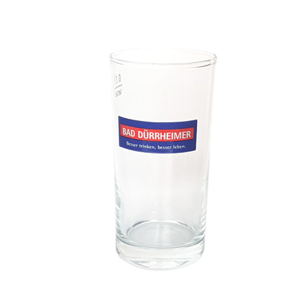 Bad Dürrheimer Glas Wasser Trinkglas Wasserglas Gläser Saft Saftglas 0,2l
