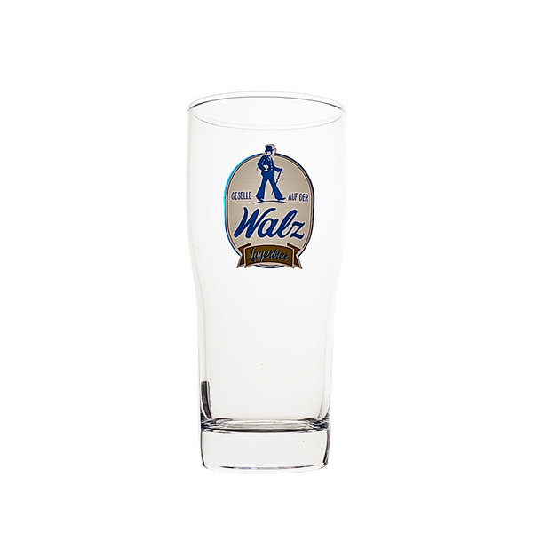 Paderborner Bier Glas 0,3l GESELLE AUF DER WALZ Bierglas Becher