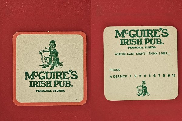 McGuire’s Irish Pub Brauerei Bierdeckel Bierfilz Coaster Beermat