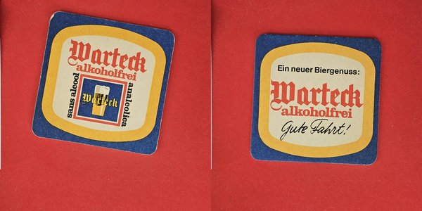 Marteck Gute Fahrt Brauerei Bierdeckel Coaster Beermat