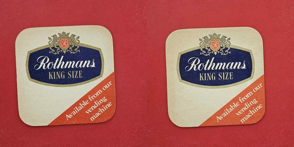 Rothmans Available from our Brauerei Bierdeckel Coaster Beermat