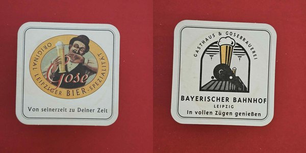 Bayerischer Bahnhof Leipzig-Von seinerzeit… Brauerei Bierdeckel Bier
