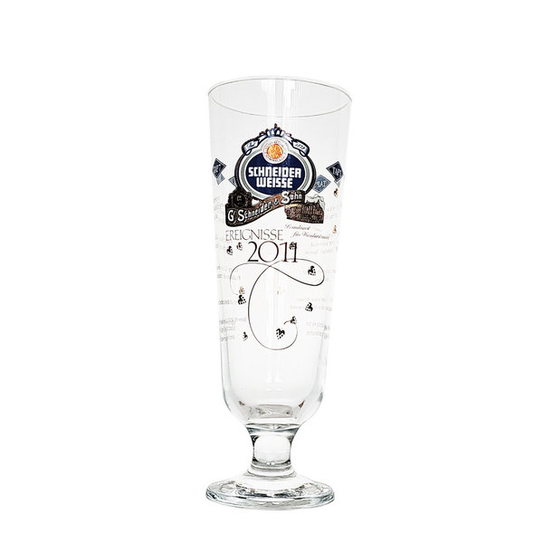 Schneider Weisse Bier Glas Gläser Weissbierglas Editionsglas 2011 Weizen